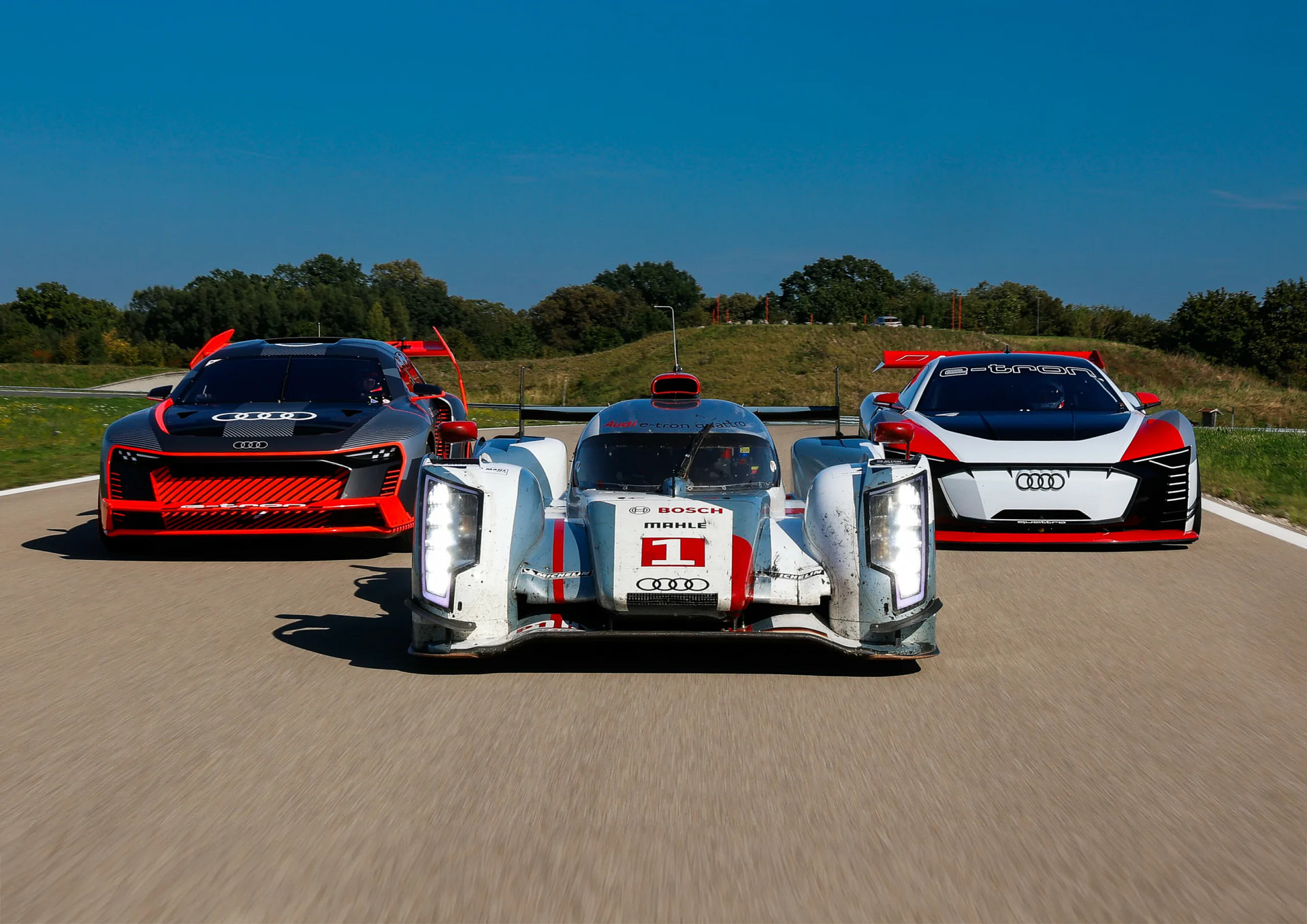 Los prototipos electrificados de Audi Sport en un evento excepcional: "e-tron on track"